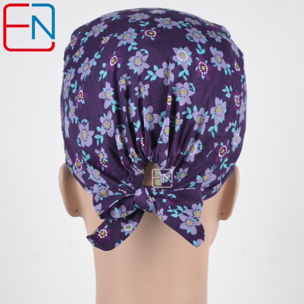 Matin long hair surgical cap  for long hair doctors and nurses 100% cotton free shipping