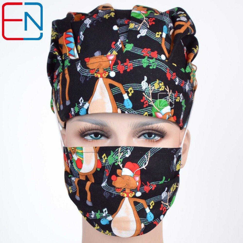 Women Bouffant Surgical Scrub Medical Chemo Hat/Cap