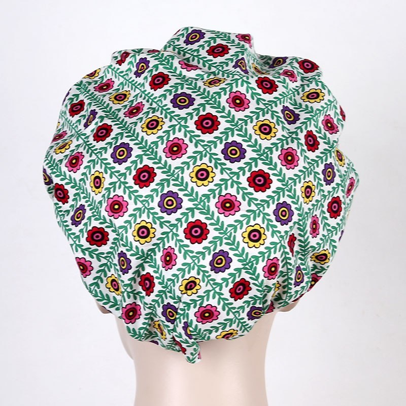 surgical bounfant caps doctor caps  surgoen caps four color flowers