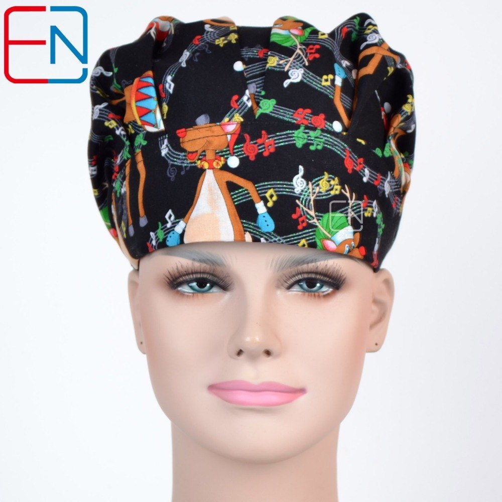 Women Bouffant Surgical Scrub Medical Chemo Hat/Cap