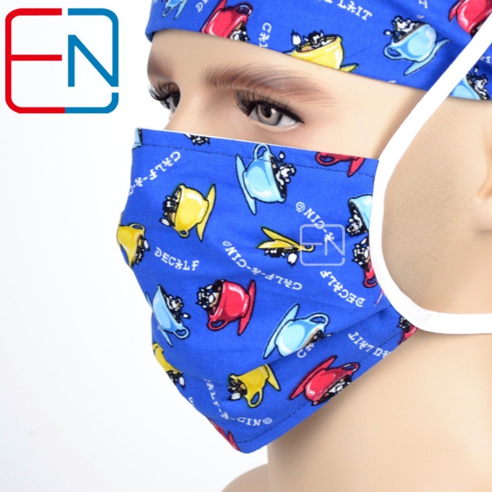 SURGICAL SCRUB HAT THEATRE CAP TIE IN BACK