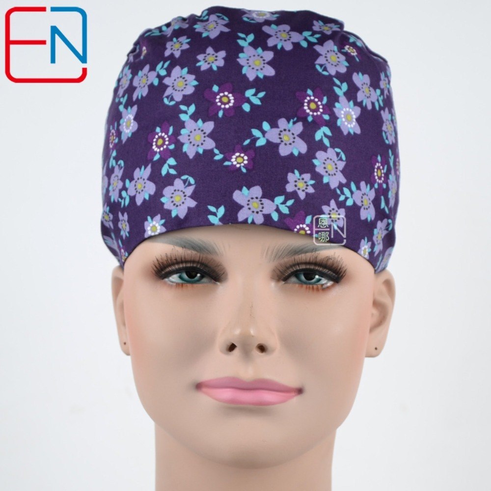 Matin long hair surgical cap  for long hair doctors and nurses 100% cotton free shipping