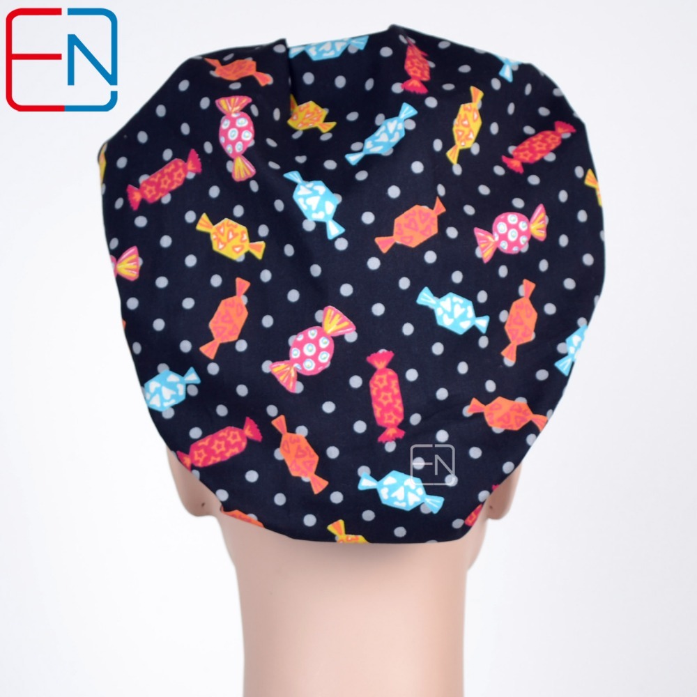 female Women Bouffant Surgical Scrub Medical Chemo Hat/Cap chef caps cook caps