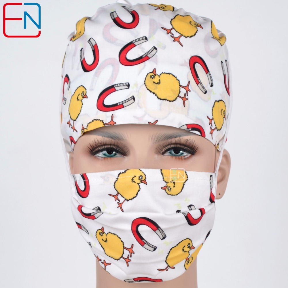 chicken UU ,women surgical caps in white thin material,medical caps