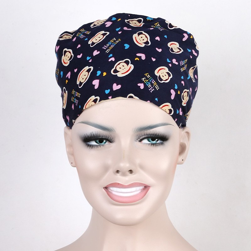 medical scrub caps ,lab caps,skull caps WITH SWEATBANDS in dark blue