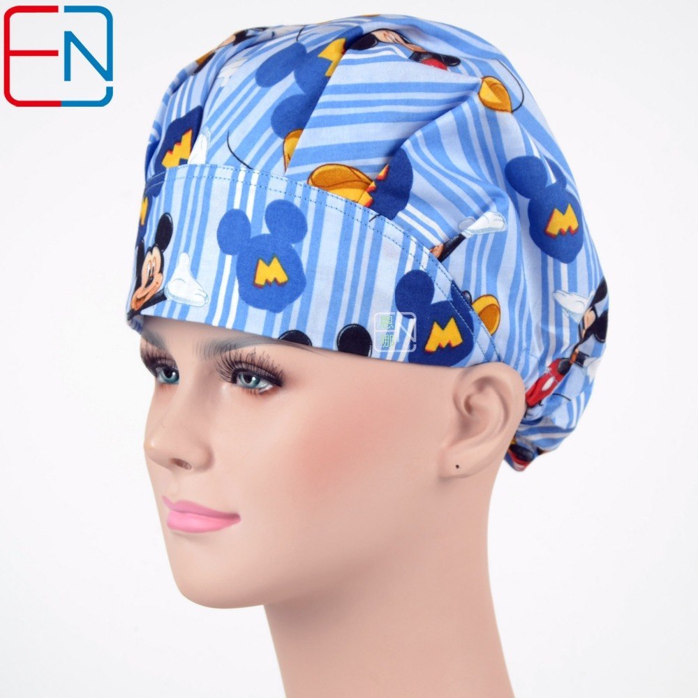 New Surgical caps doctors and nurses cap Seven 02-day blue cap