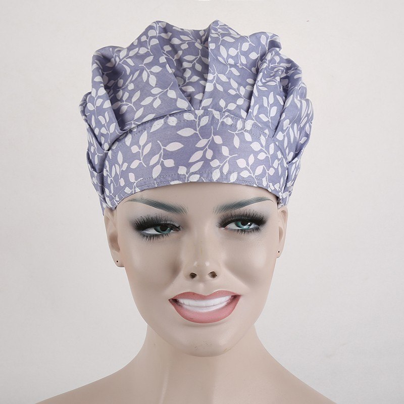 NEW Matin Surgical caps doctors and nurses cap and printed cotton cap long hair bouffant hat Ball