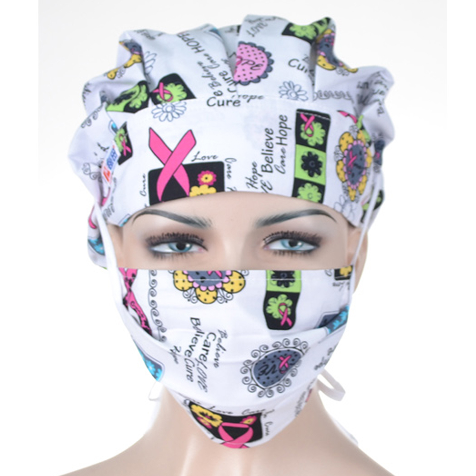 October new Surgical caps doctors and nurses cap Divine Love