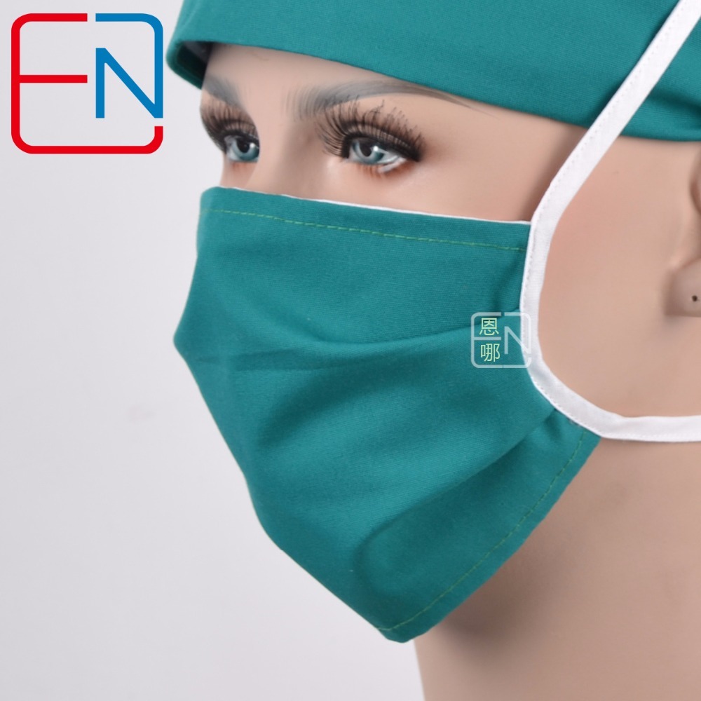 Hennar surgical caps in bright green T/C 3 sizes for choices