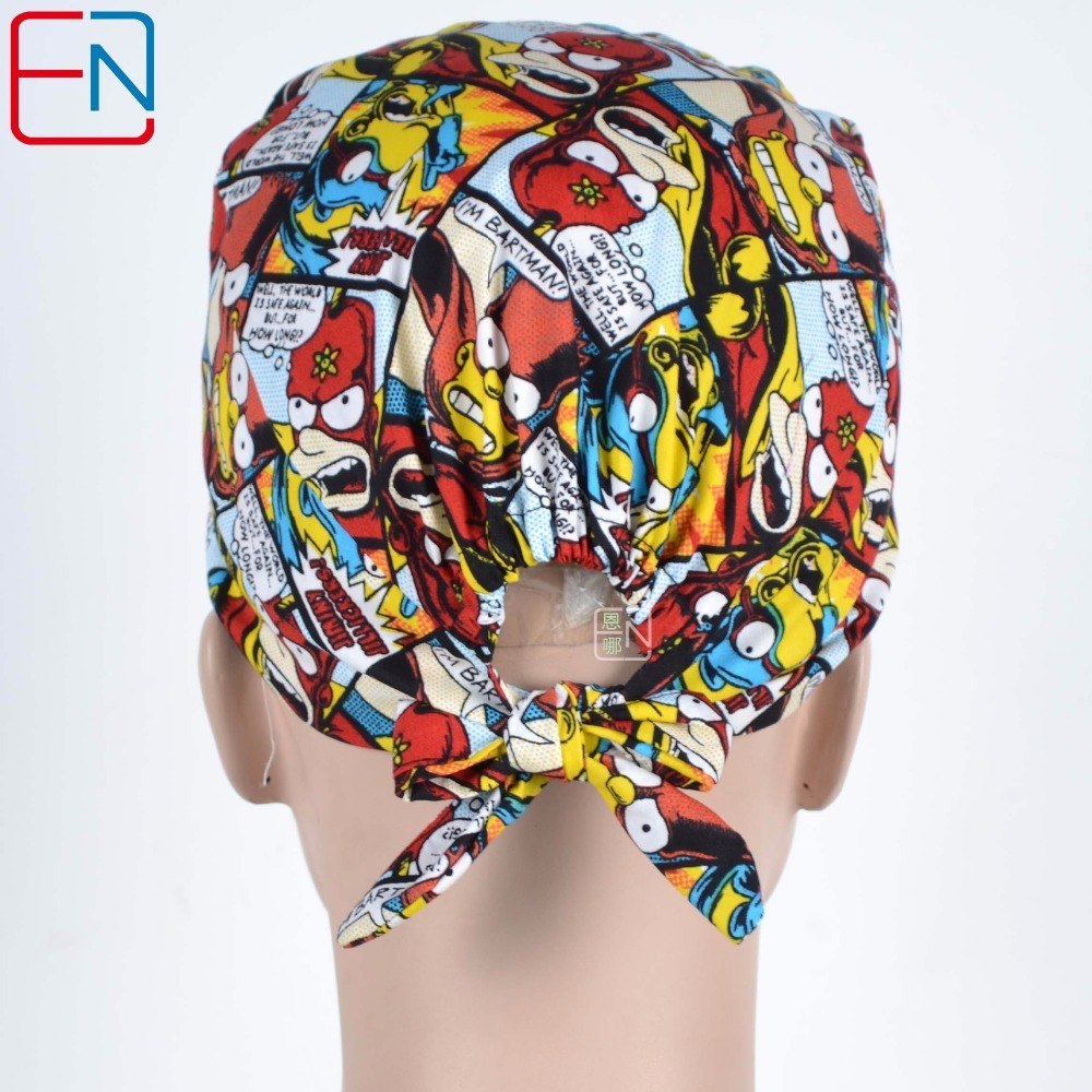 Unisex Surgical caps with sweatband in 100% cotton