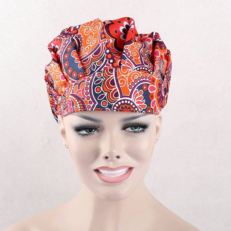 High quality women surgical bouffant caps,one size adjustable