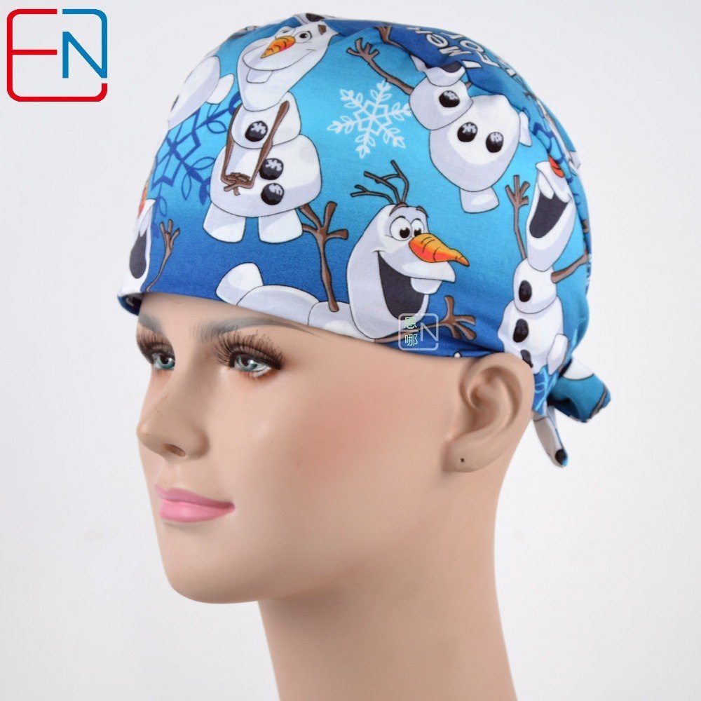 blue medical cap surgical caps