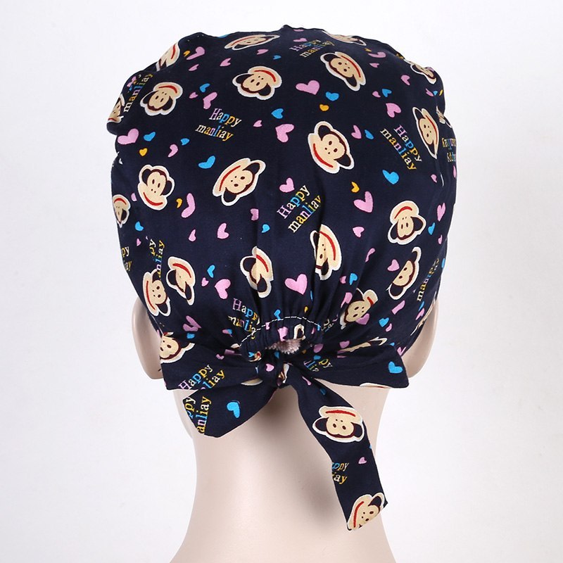 medical scrub caps ,lab caps,skull caps WITH SWEATBANDS in dark blue