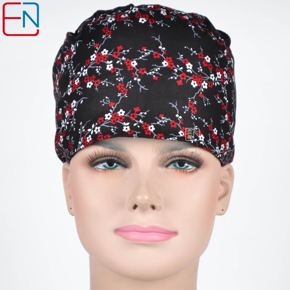 high quality medical caps in black 1005 cotton
