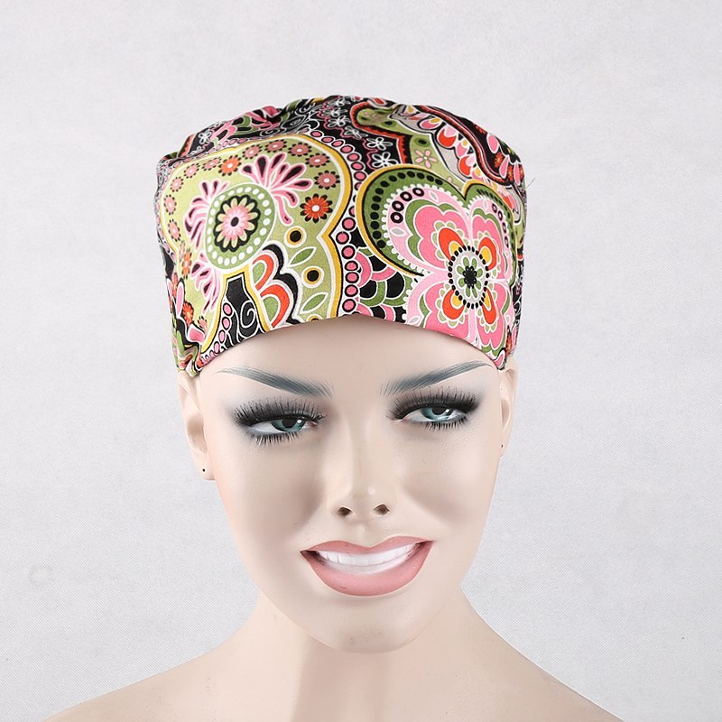 high quality surgical caps for long hair butterfly L size only