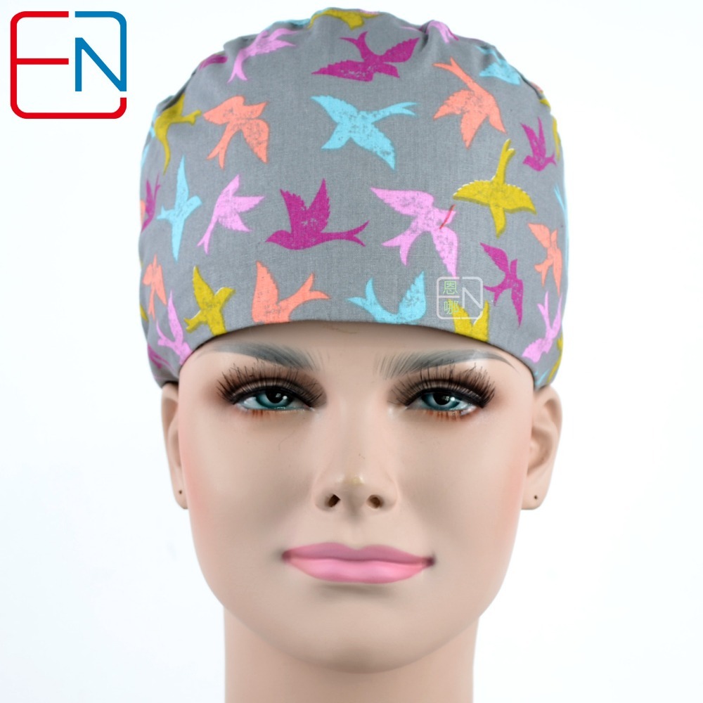 Hennar medical caps unisex surgical cap  doctors caps and nurses 100% cotton