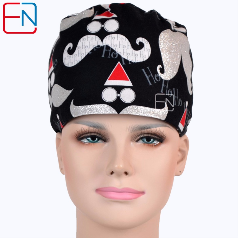 surgical caps,high quality facric animals pattern medical caps with sweatband