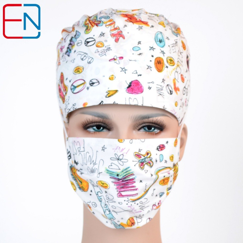 top quality  surgical caps  Summer Love 01 caps