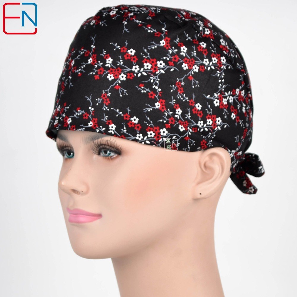high quality medical caps in black 1005 cotton