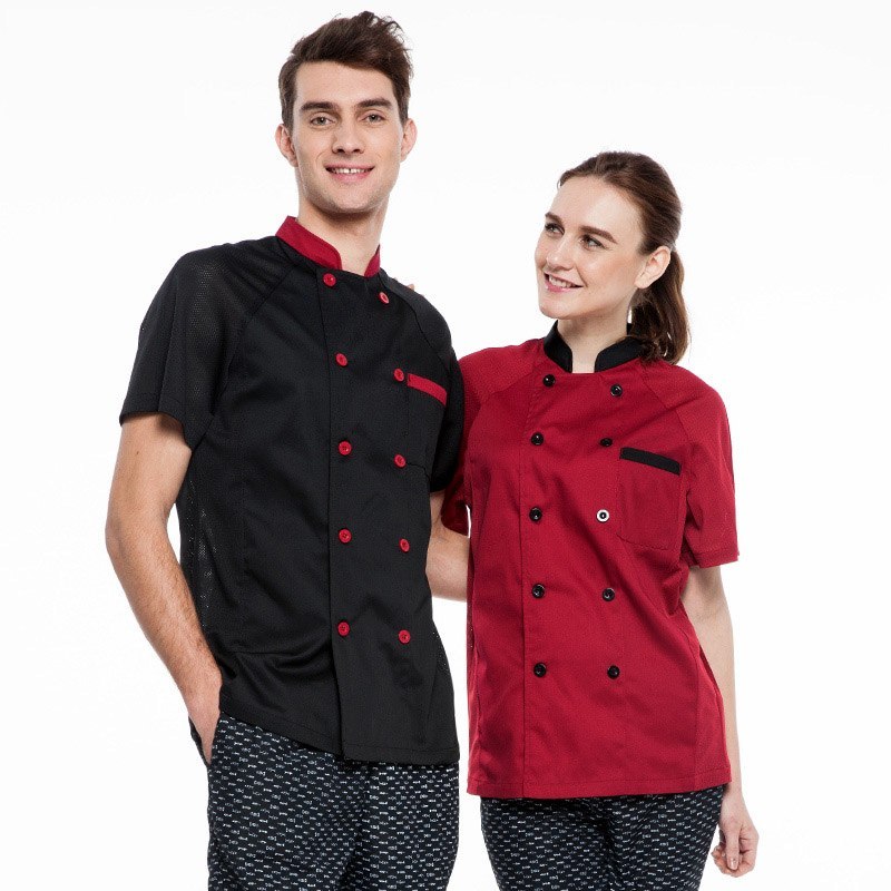 Work wear short-sleeve cook uniform