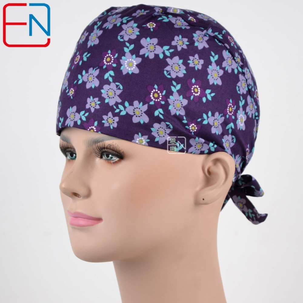 Matin long hair surgical cap  for long hair doctors and nurses 100% cotton free shipping
