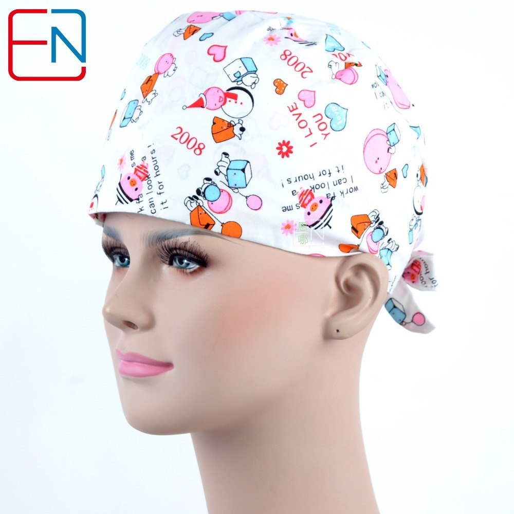 surgical scrub caps ,lab caps,skull caps   100% cotton one size medical caps