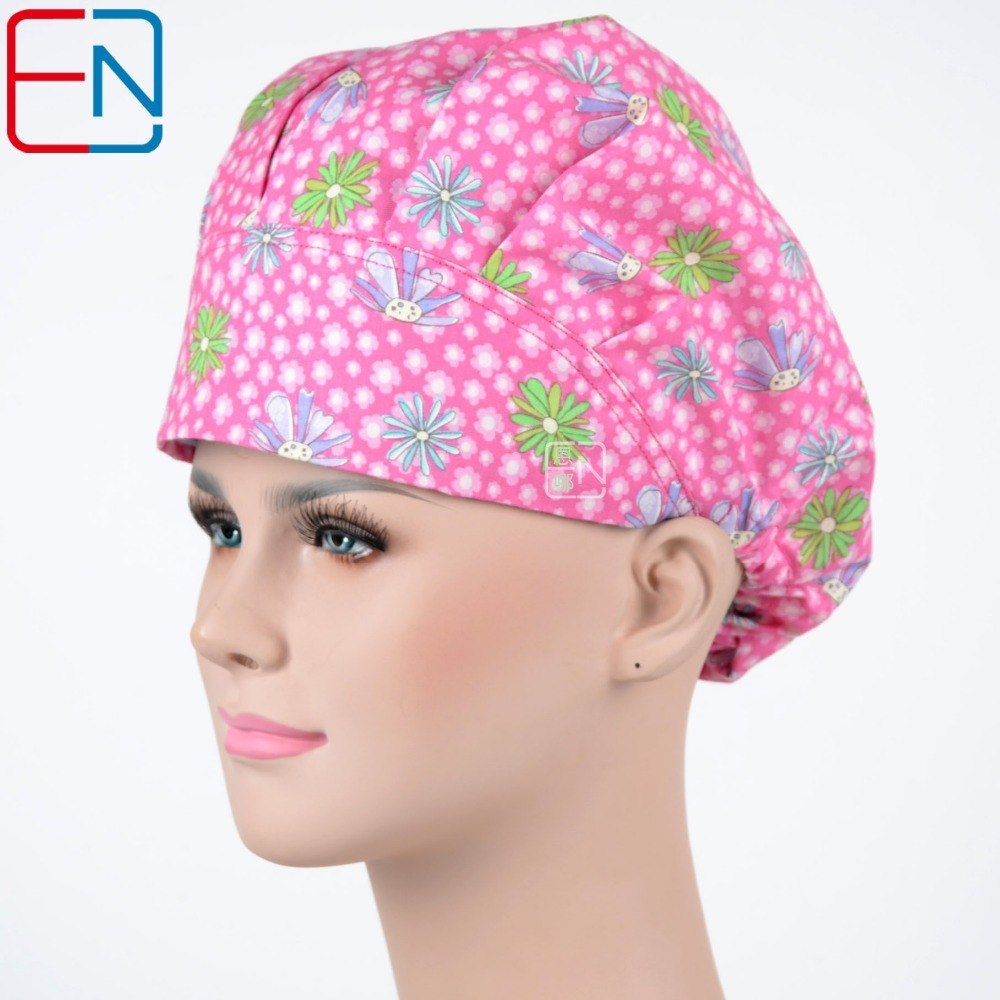 Surgical bouffant caps for women