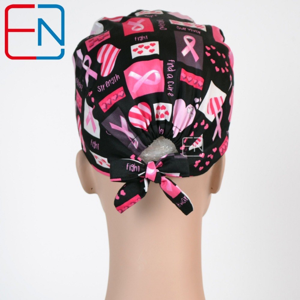 NEW hennar brand long hair surgical cap doctors and nurses 100% cotton free shipping