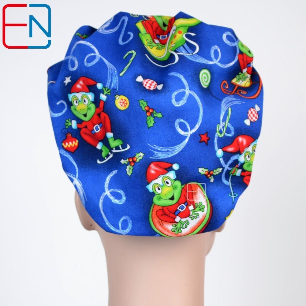 Women Bouffant Surgical Scrub Medical Chemo Hat/Cap Dan ya