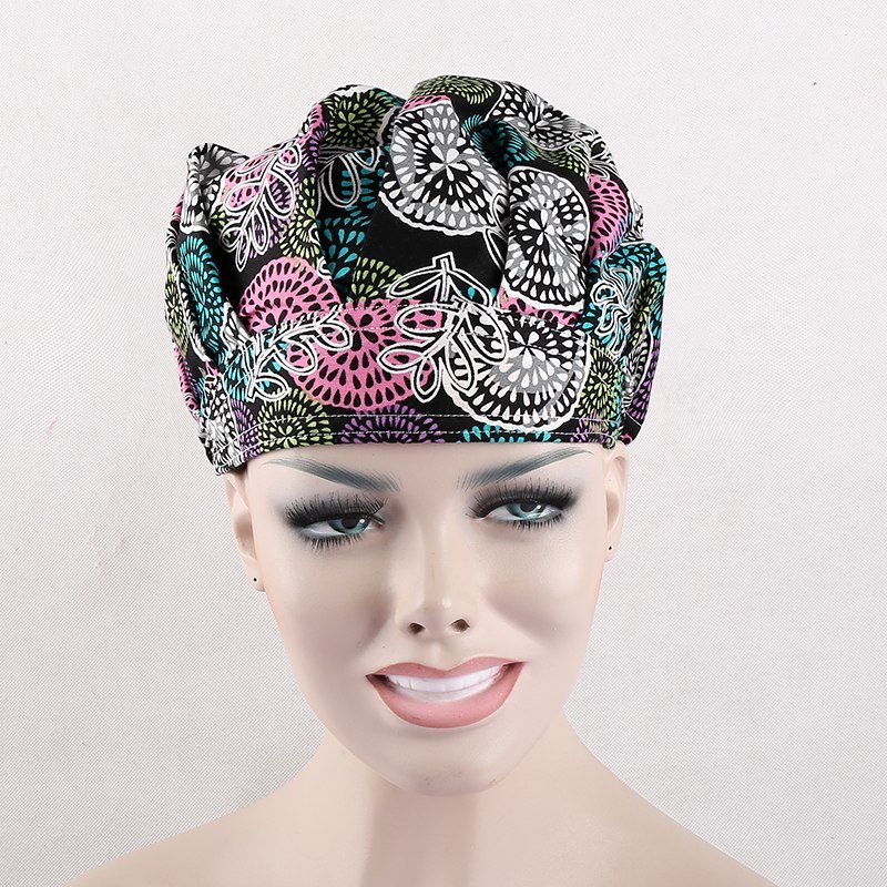 medical bouffant caps  skull caps lab caps doctor caps in black