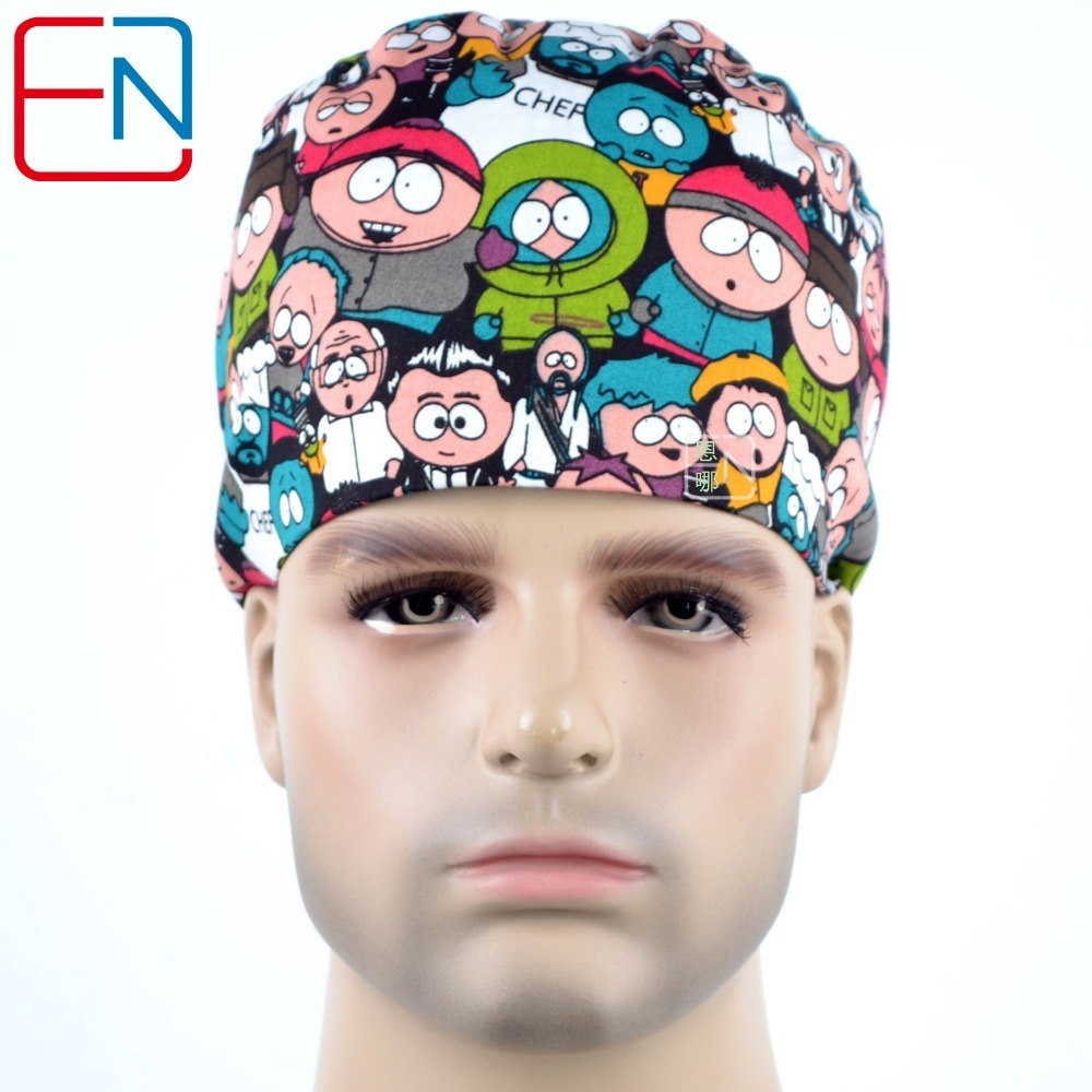 hennar man and women surgical caps in pink medical caps