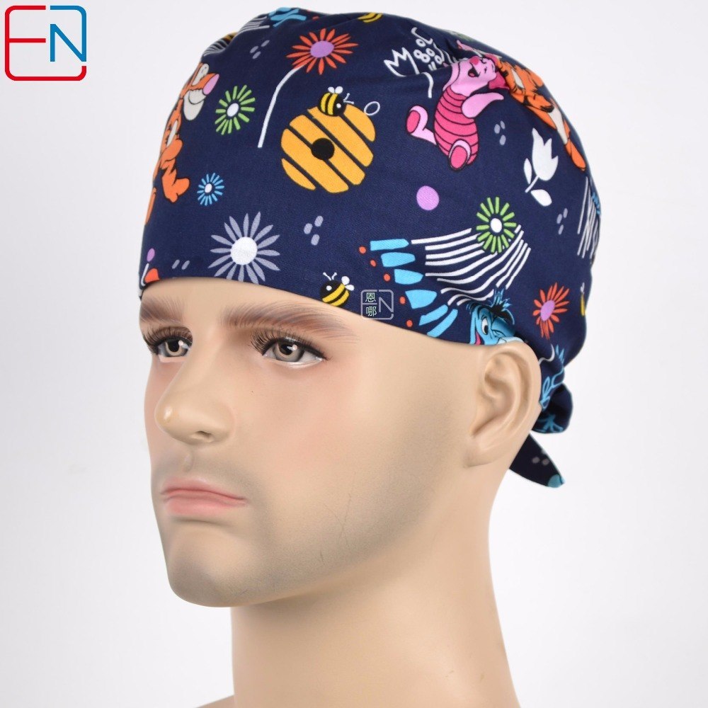HIGH QUALITY Unisex Surgical caps  in dark blue MEDICAL CAPS SKULL HATS