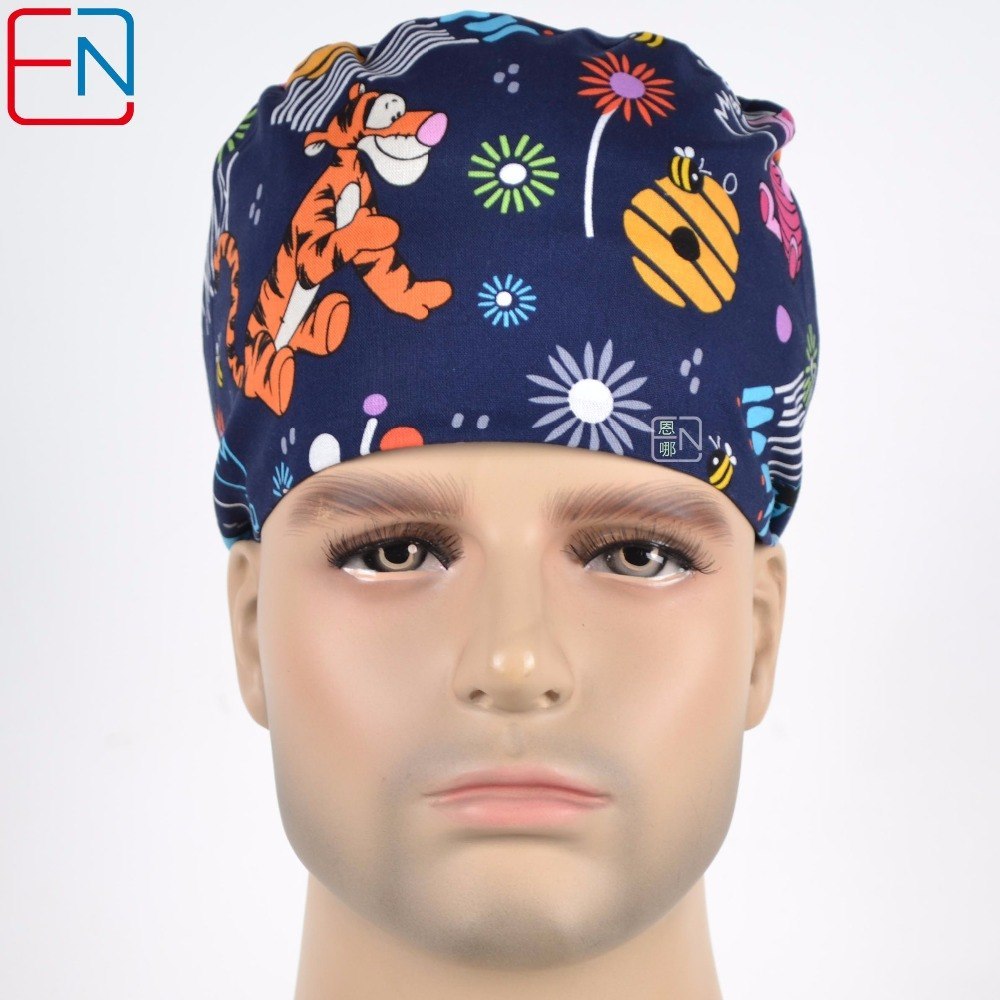 HIGH QUALITY Unisex Surgical caps  in dark blue MEDICAL CAPS SKULL HATS