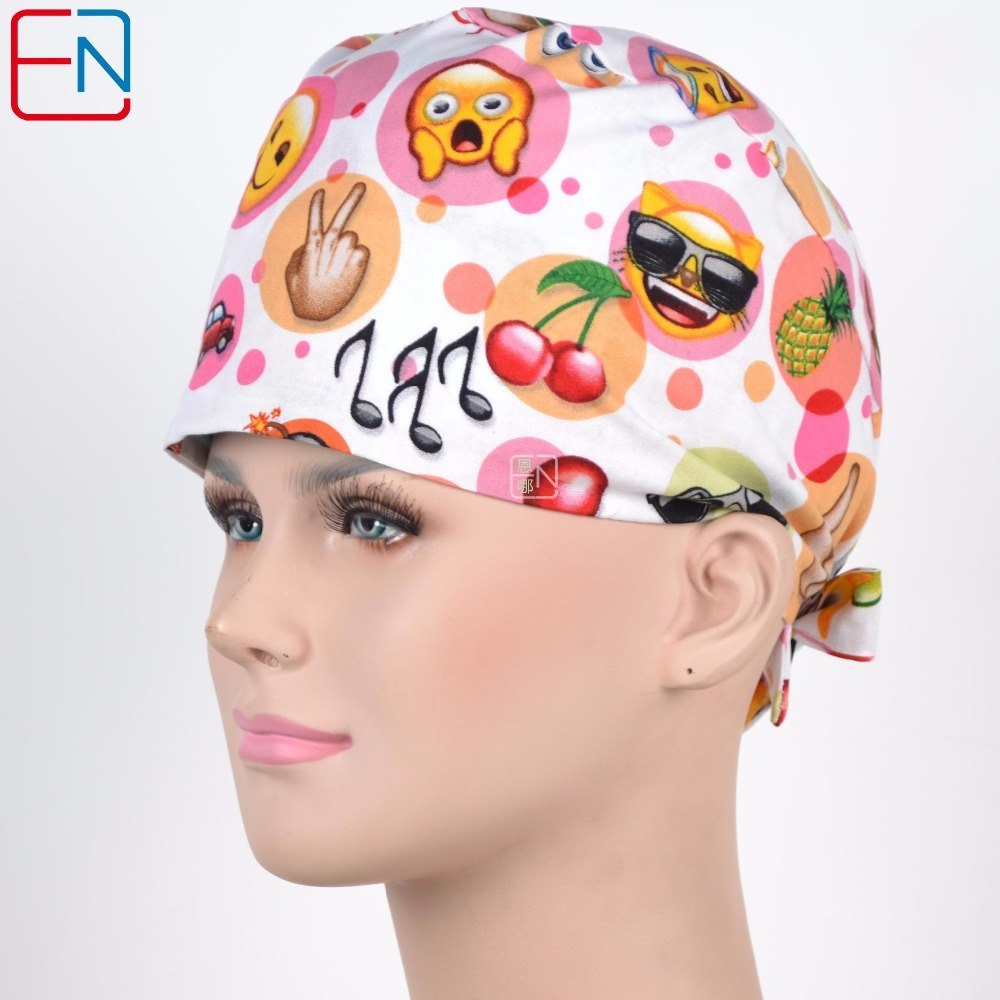 NEW  brand lady doctor caps 100% cotton biao qing bao 01
