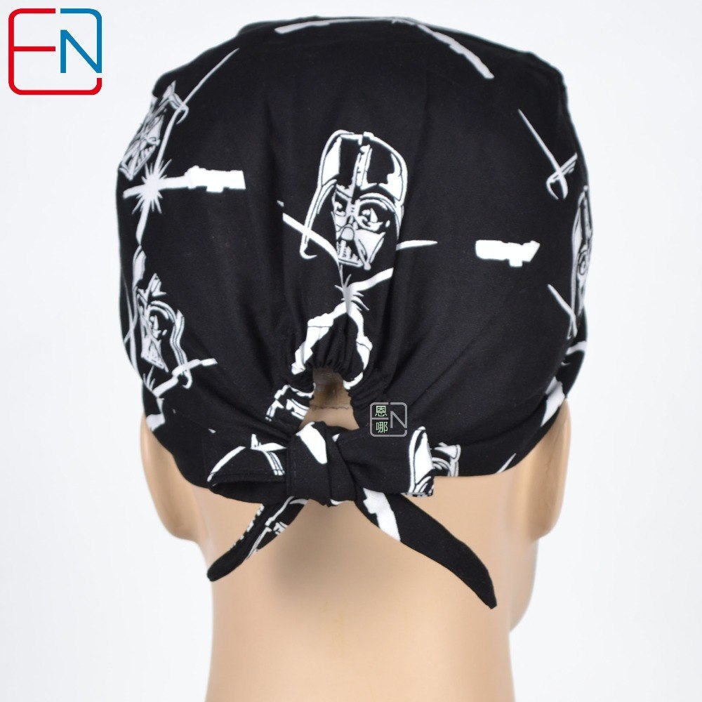 unisex surgical hats star