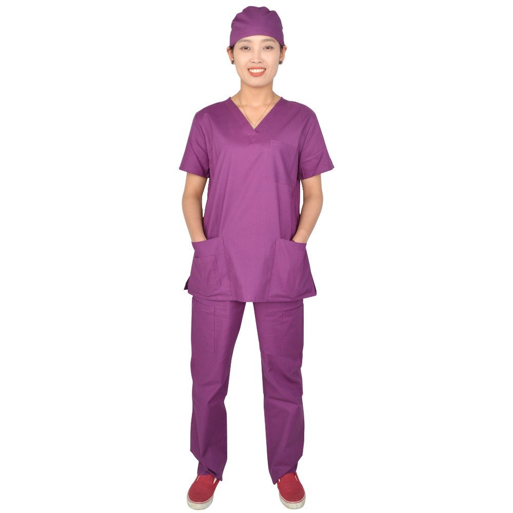 women surgical gowns in different colors 100% cotton