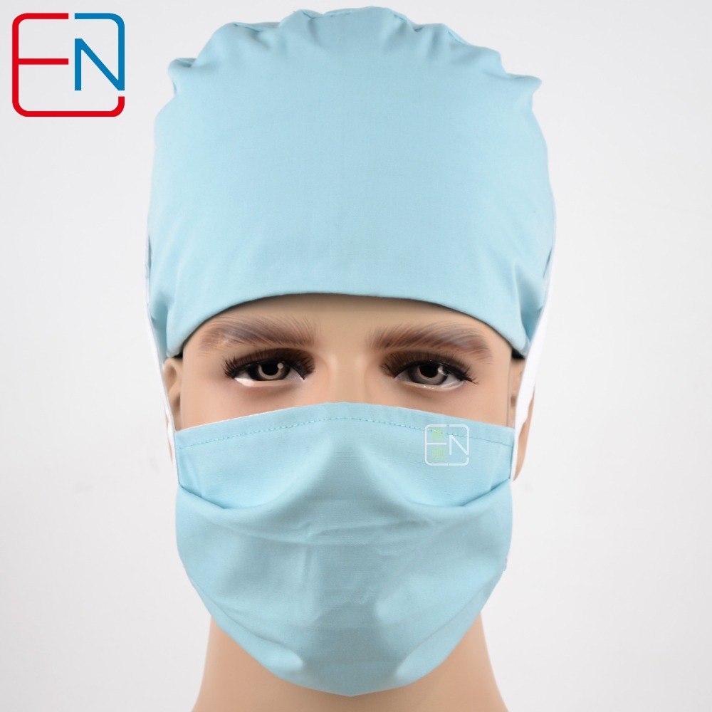 Hennar surgical caps doctors caps and nurses cap T/C  in Water green medical caps