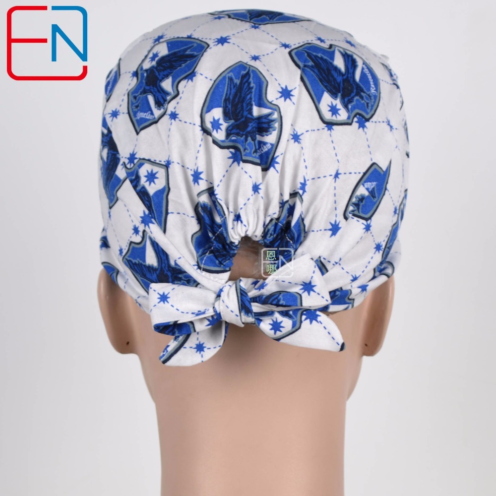 Factory Sales directly big sales medical scrubs in different patterns ,surgical caps 3 sizes scrub caps Halilibo