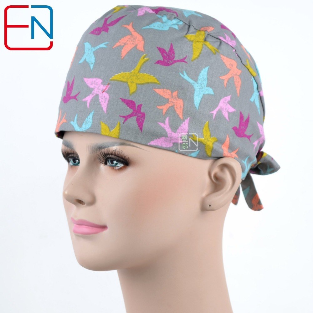Hennar medical caps unisex surgical cap  doctors caps and nurses 100% cotton