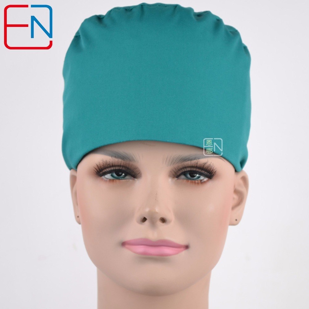 Hennar surgical caps in bright green T/C 3 sizes for choices