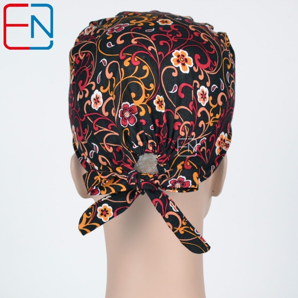 NEW Matin surgical caps for long hair doctor caps and nurses caps 100% cotton shu ke