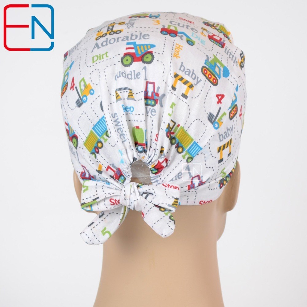 unisex medical scrub cap for SHORT HAIR MEN AND WOMEN