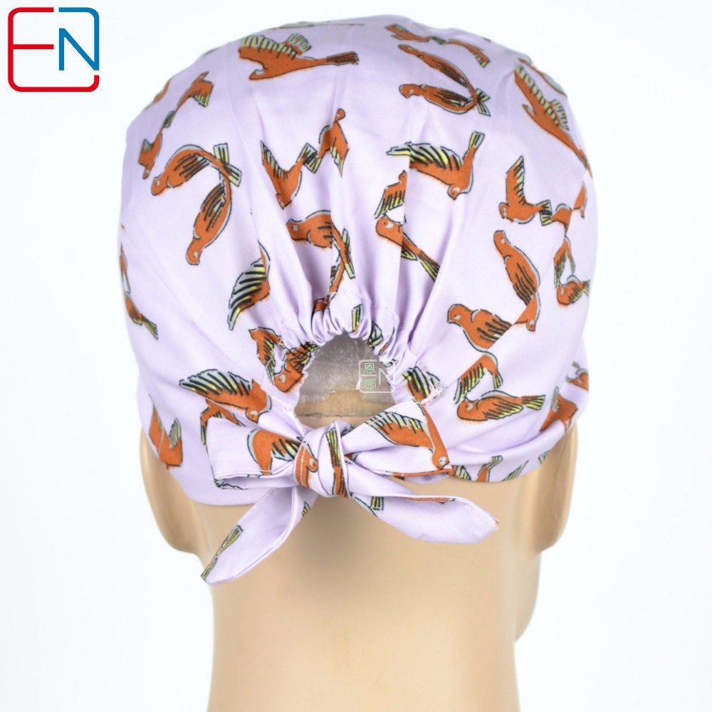 Pink eagle surgical caps men ,100% cotton
