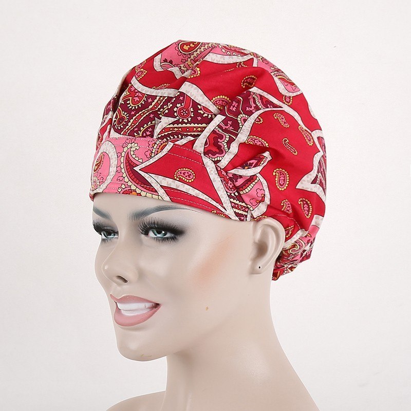 New Matin Women Bouffant Surgical Scrub Medical Chemo Hat/Cap bo luo mi
