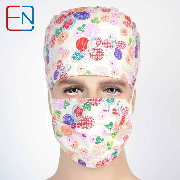 unisex surgical hats  Jungle Life 03