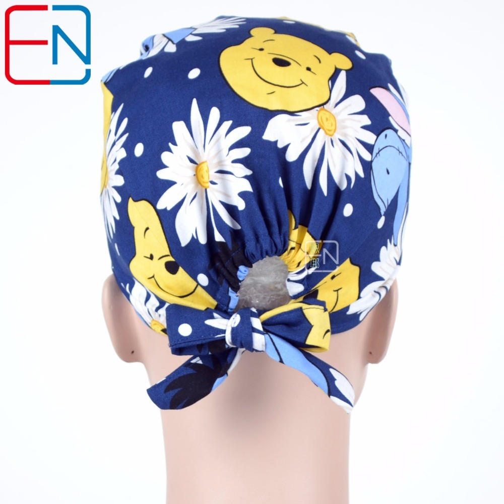 NEW  long hair  SURGICAL SCRUB HATS with sweatband high quality