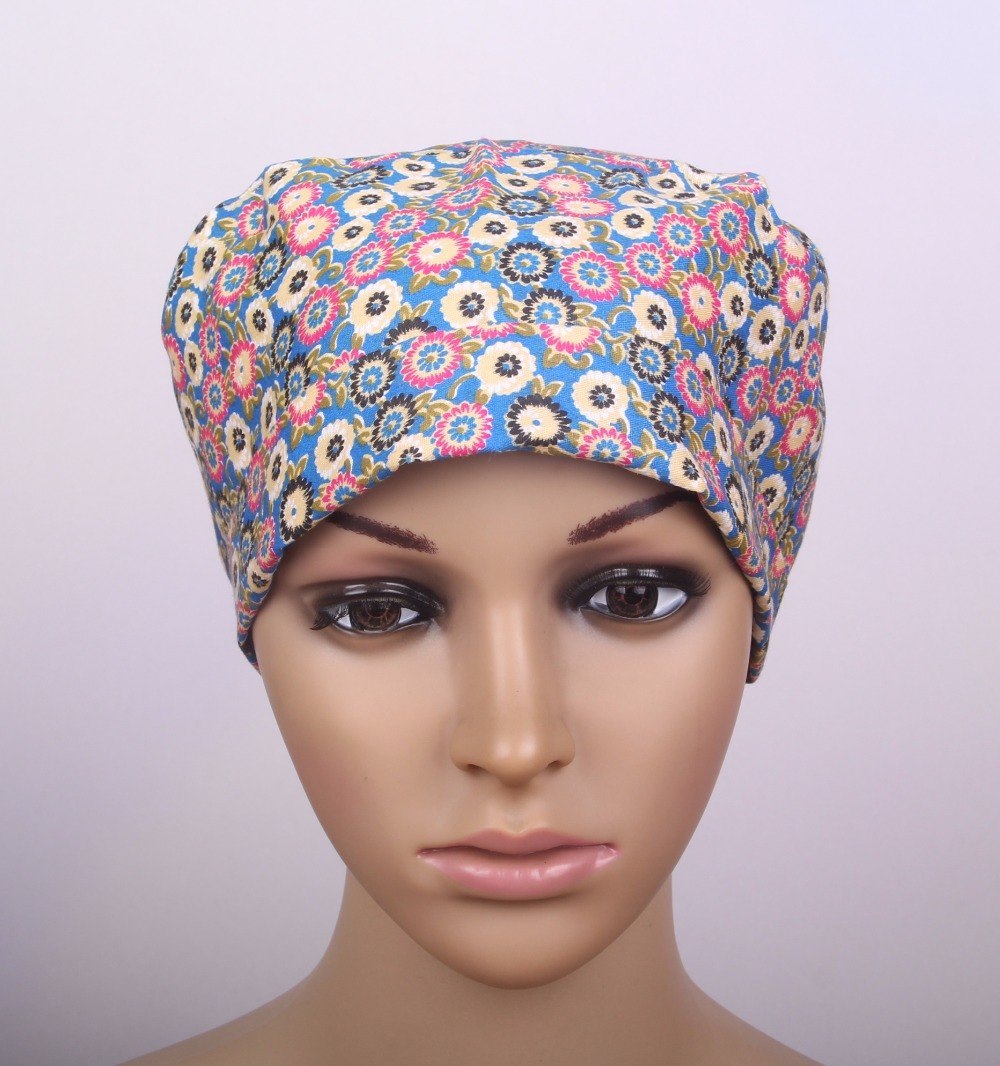 Limited medical scrub caps in 100% cotton without sweatband Lsize