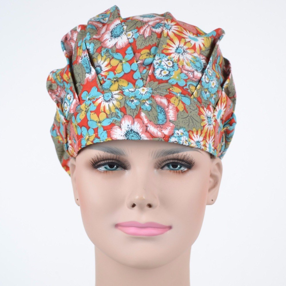Big sales,Promotion medical bouffant caps 18 designs for choice,cheaper price ,good quality surgical bouffant caps