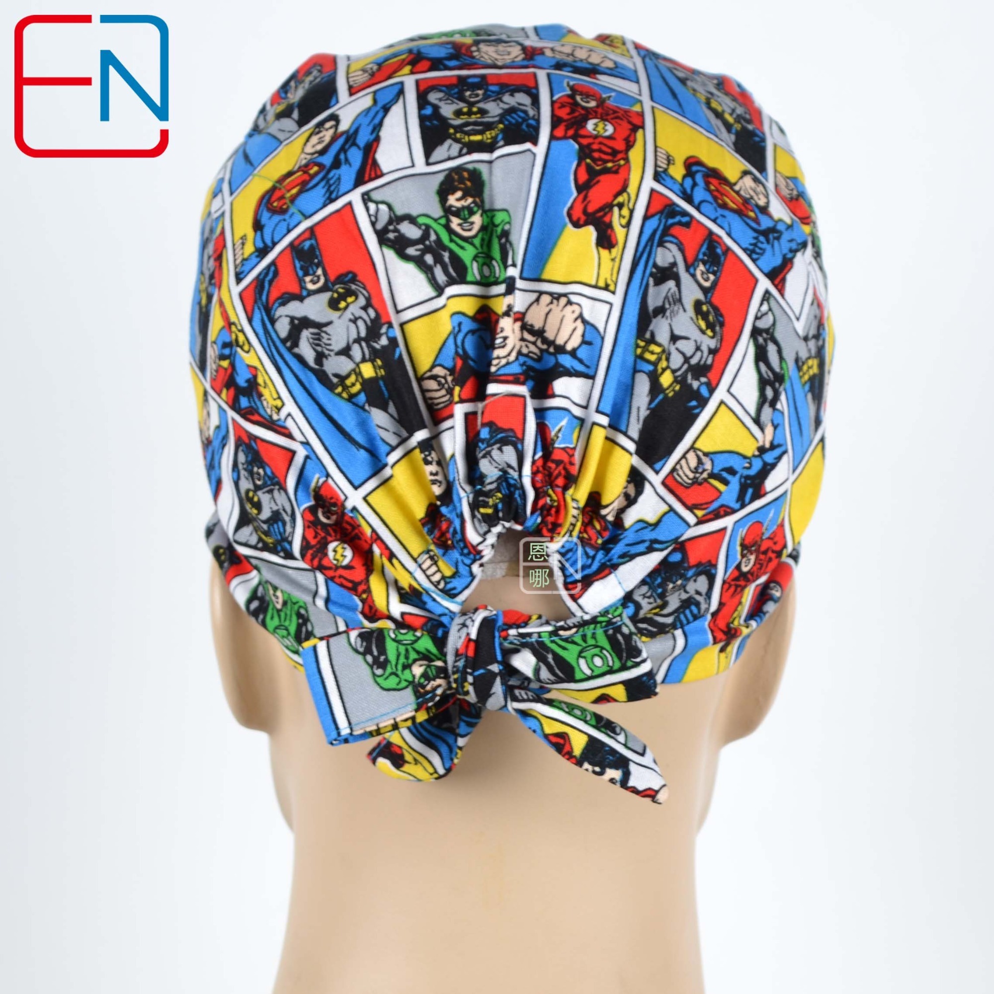 New Surgical Caps Medical Newly Surgical Scrub Caps Mask For Men Women With Sweatband 100% Cotton Medical Caps Printed Unisex
