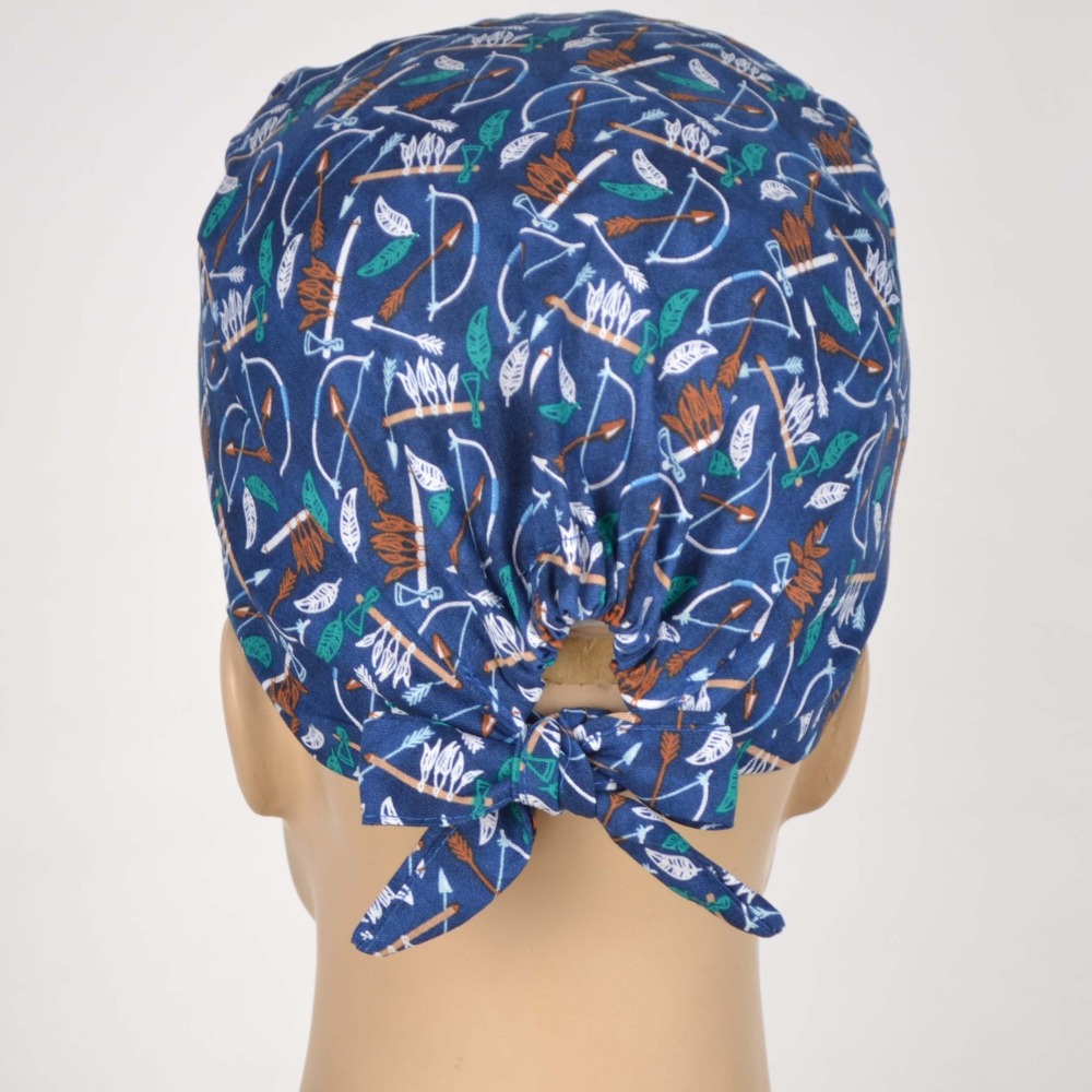 Unisex scrub caps ,100% cotton Medical caps for men